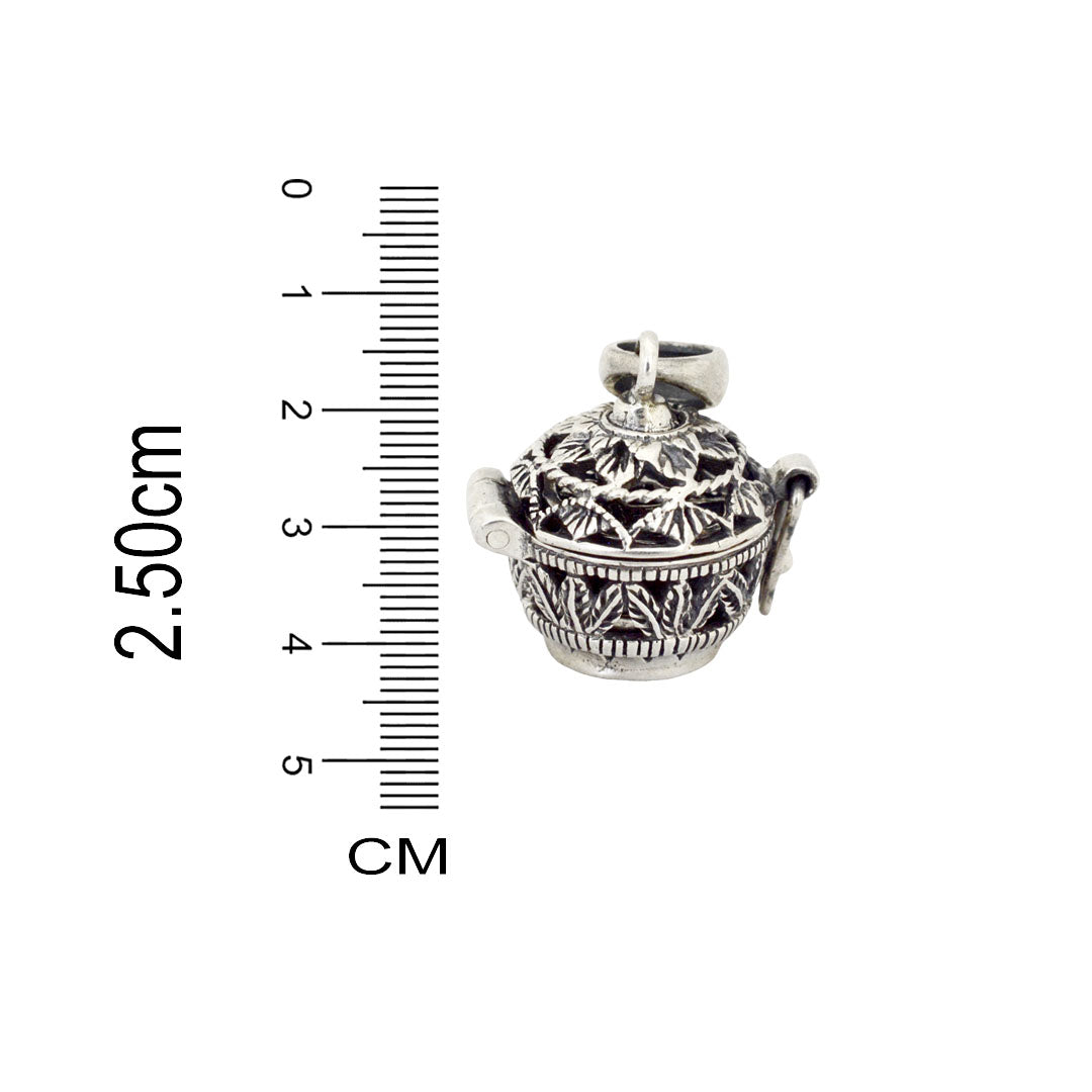 Azita 925 Sterling Silver Fusion Chinese Amulet Pendant for Men and Women | Without Chain| With Certificate of Authenticity and 925 Stamp