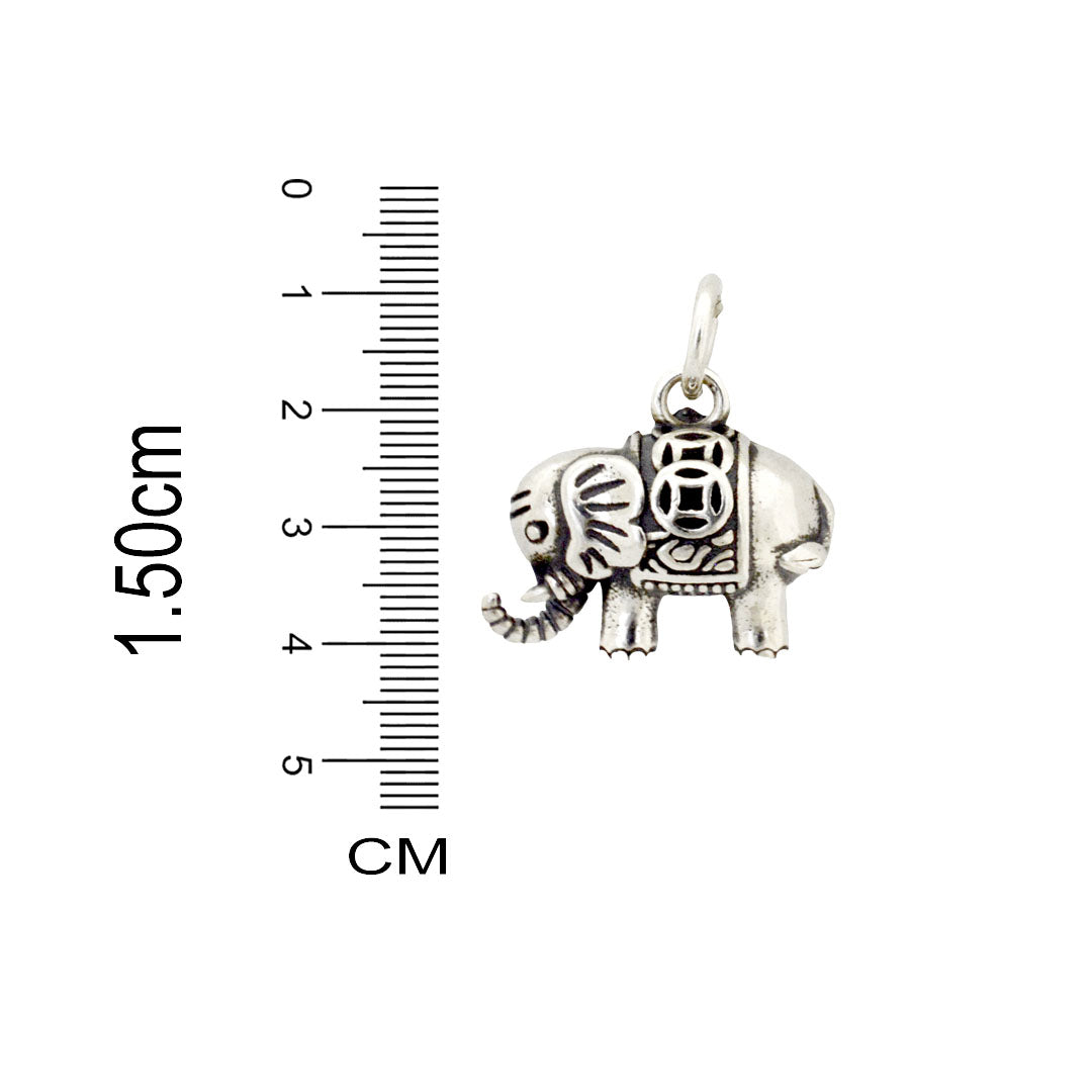 Azita 925 Sterling Silver Fusion Elephant Pendant for Men and Women | Without Chain| With Certificate of Authenticity and 925 Stamp