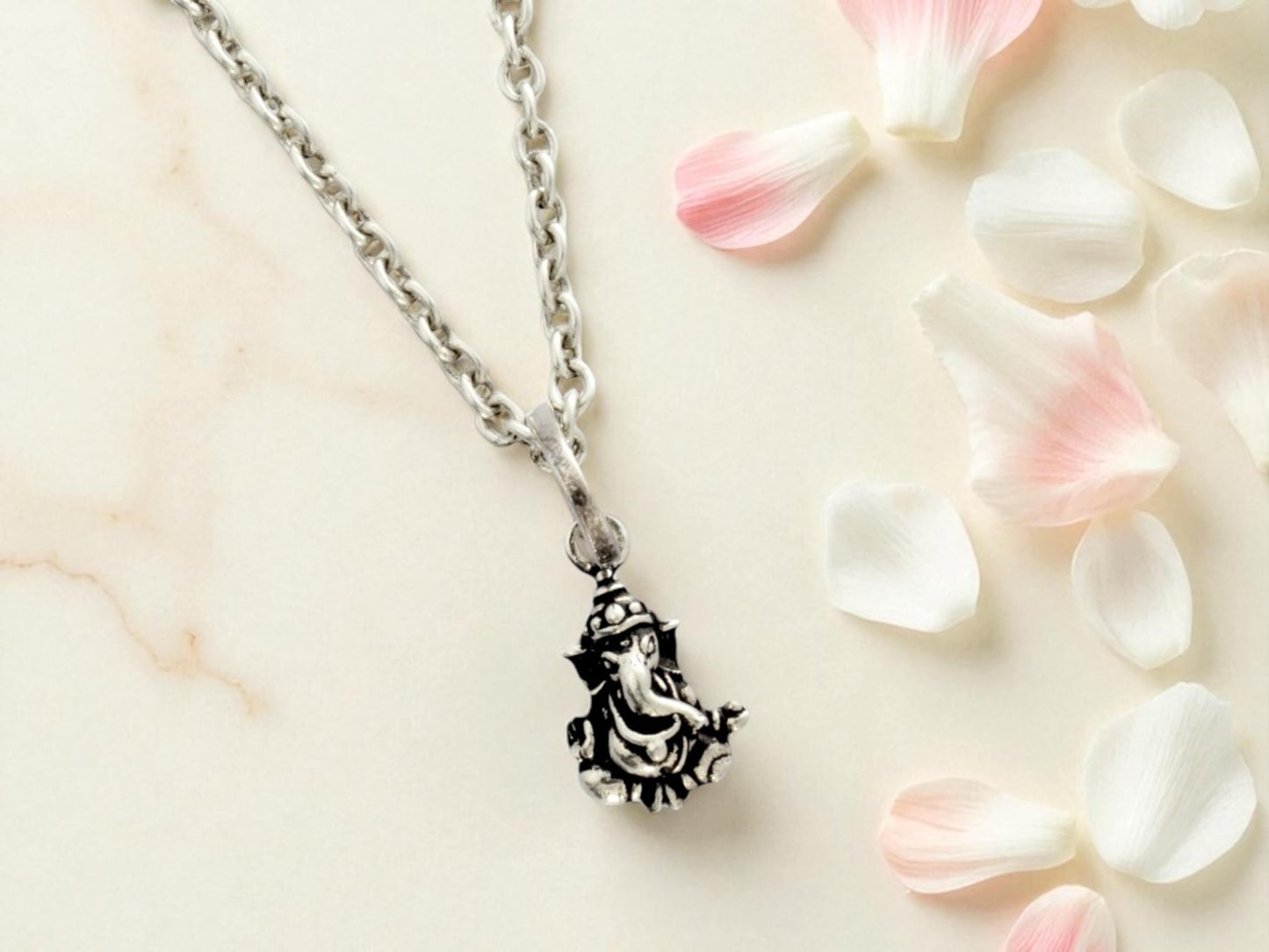 Azita 925 Sterling Silver God Ganesh Pendant for Men and Women without chain with Certificate of Authenticity and 925 Stamp |Vinayaka|