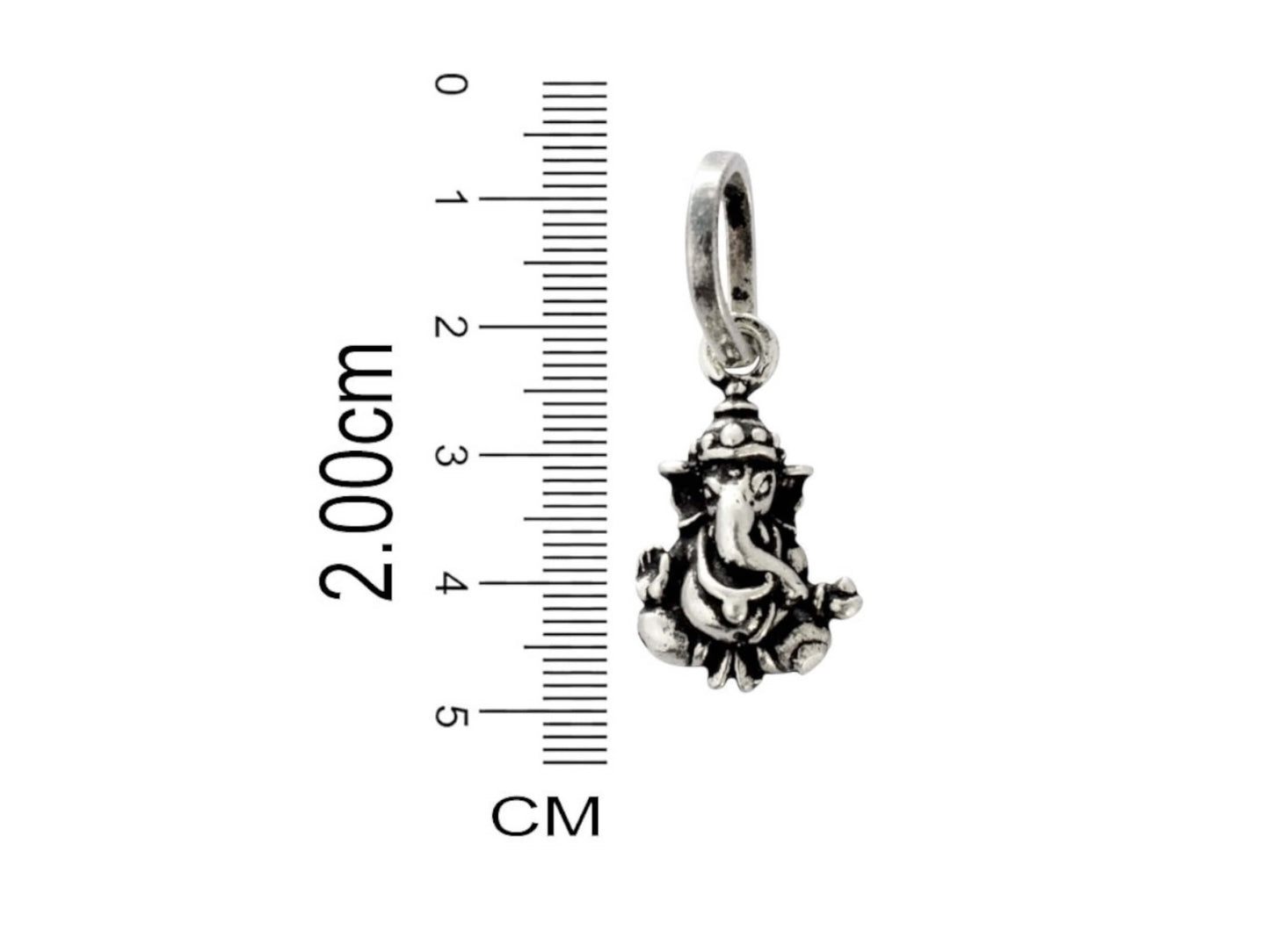 Azita 925 Sterling Silver God Ganesh Pendant for Men and Women without chain with Certificate of Authenticity and 925 Stamp |Vinayaka|