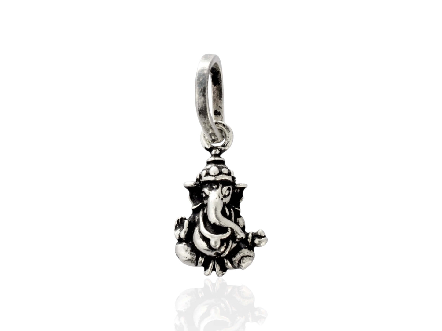 Azita 925 Sterling Silver God Ganesh Pendant for Men and Women without chain with Certificate of Authenticity and 925 Stamp |Vinayaka|