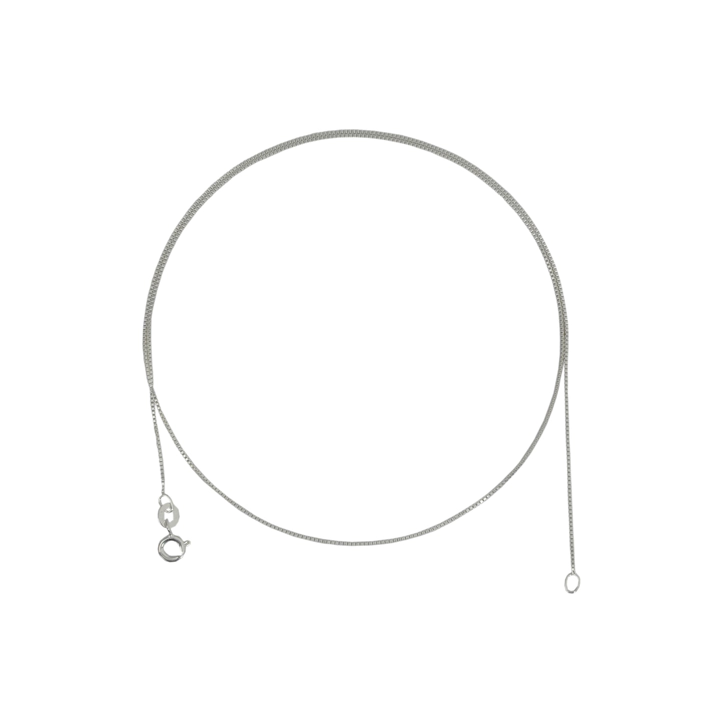 Azita 925 Sterling Silver Box chain Necklace for Men and Women with Certificate of Authenticity and 925 Stamp.| 18 Inch Length and 0.75 Width|