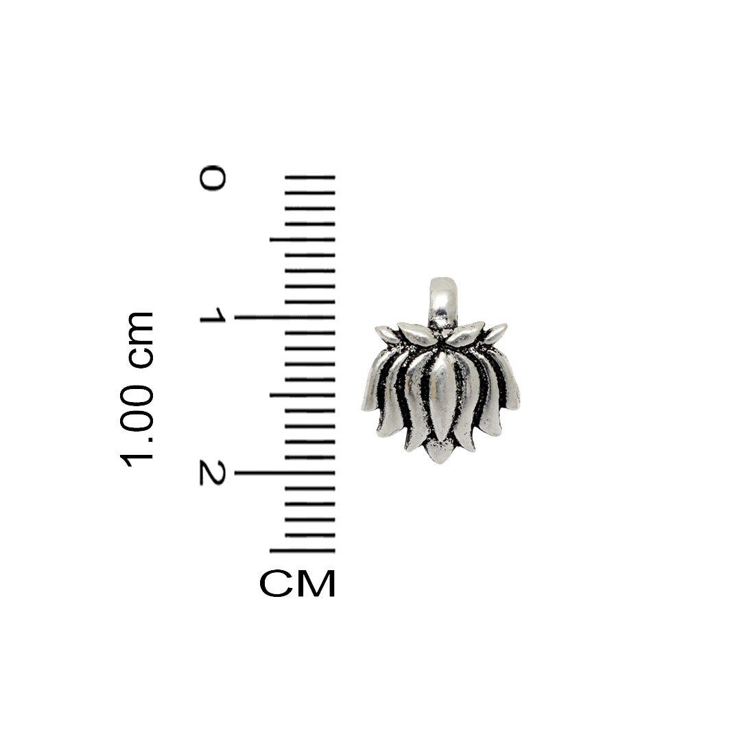 Azita 925 Sterling Silver Nose Pins/Rings/Studs for Women and Girls with Certificate of Authenticity| Clip-on Lotus Nose Pin |