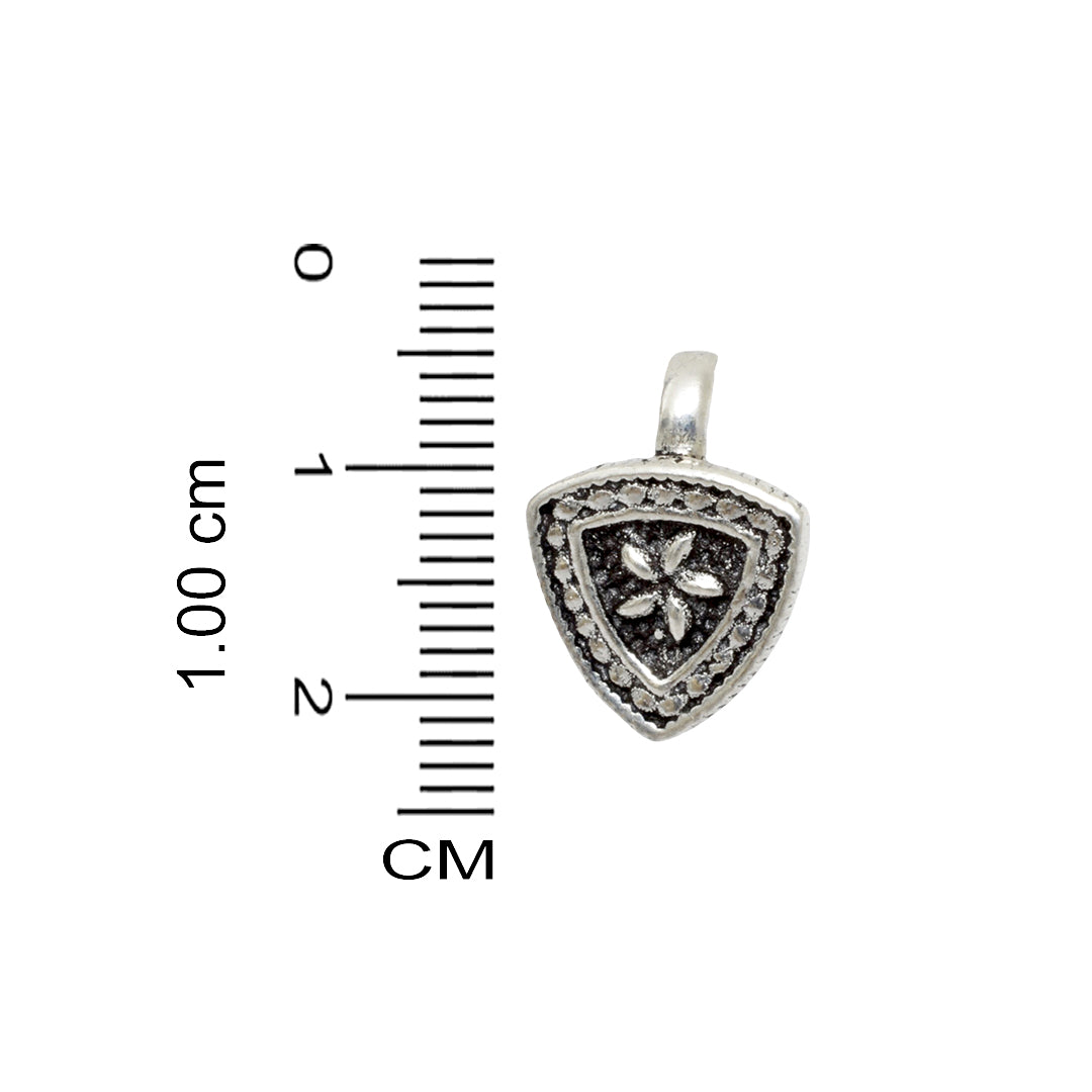 Azita 925 Sterling Silver Nose Pins/Rings/Studs for Women and Girls with Certificate of Authenticity| Clip on Triangle Nose Pin |