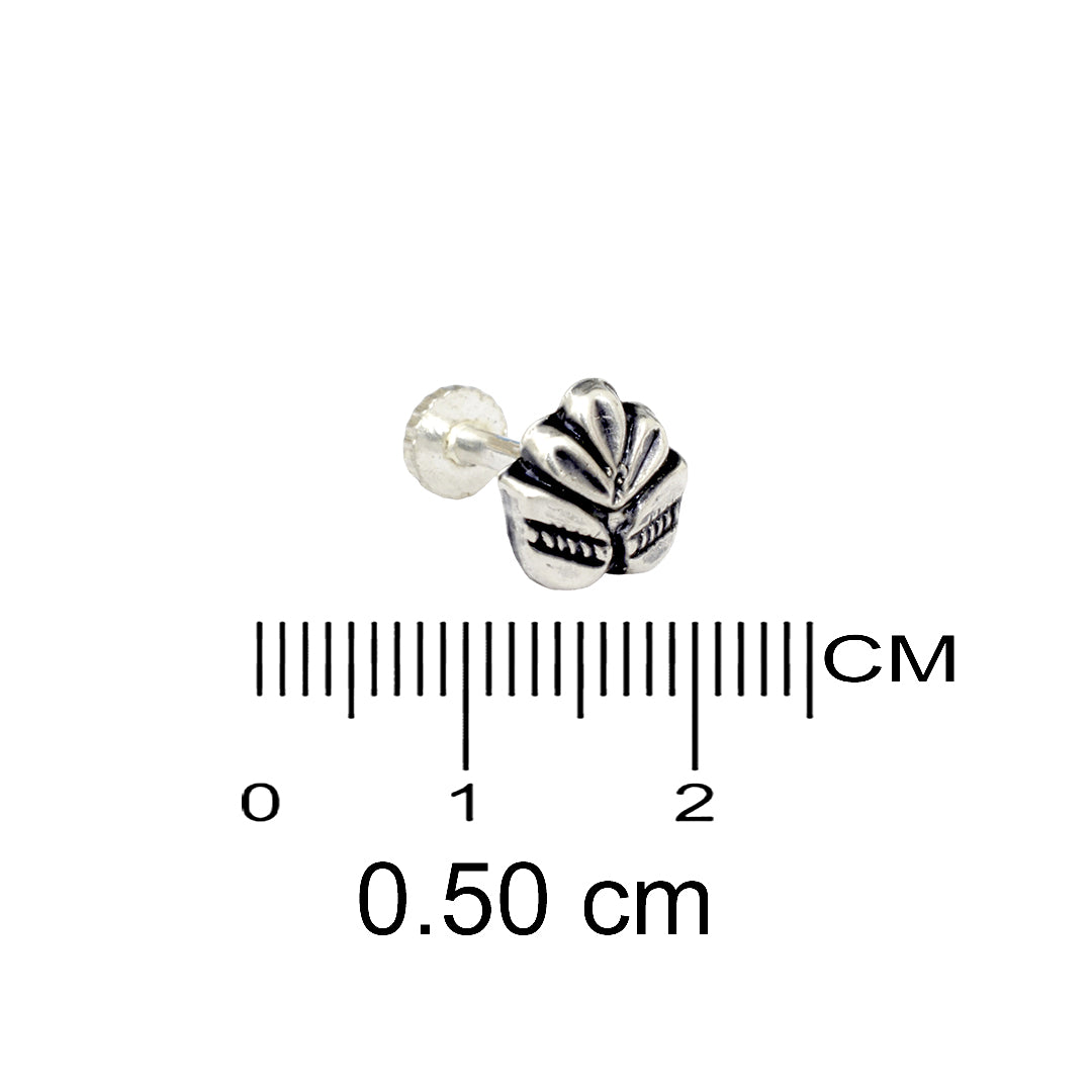 Azita 925 Sterling Silver Women Nose Pin with Certificate of Authenticity and Hallmark. (Bohemian 14)