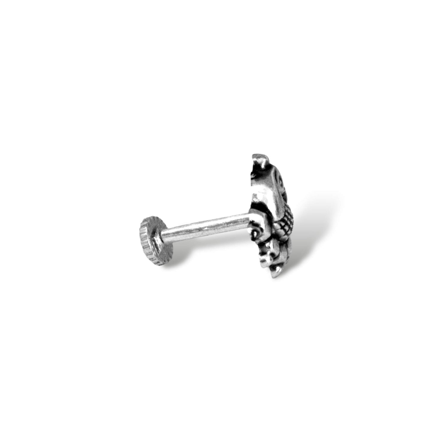 Azita 925 Sterling Silver Women Nose Pin with Certificate of Authenticity and Hallmark. (Bohemian 33)