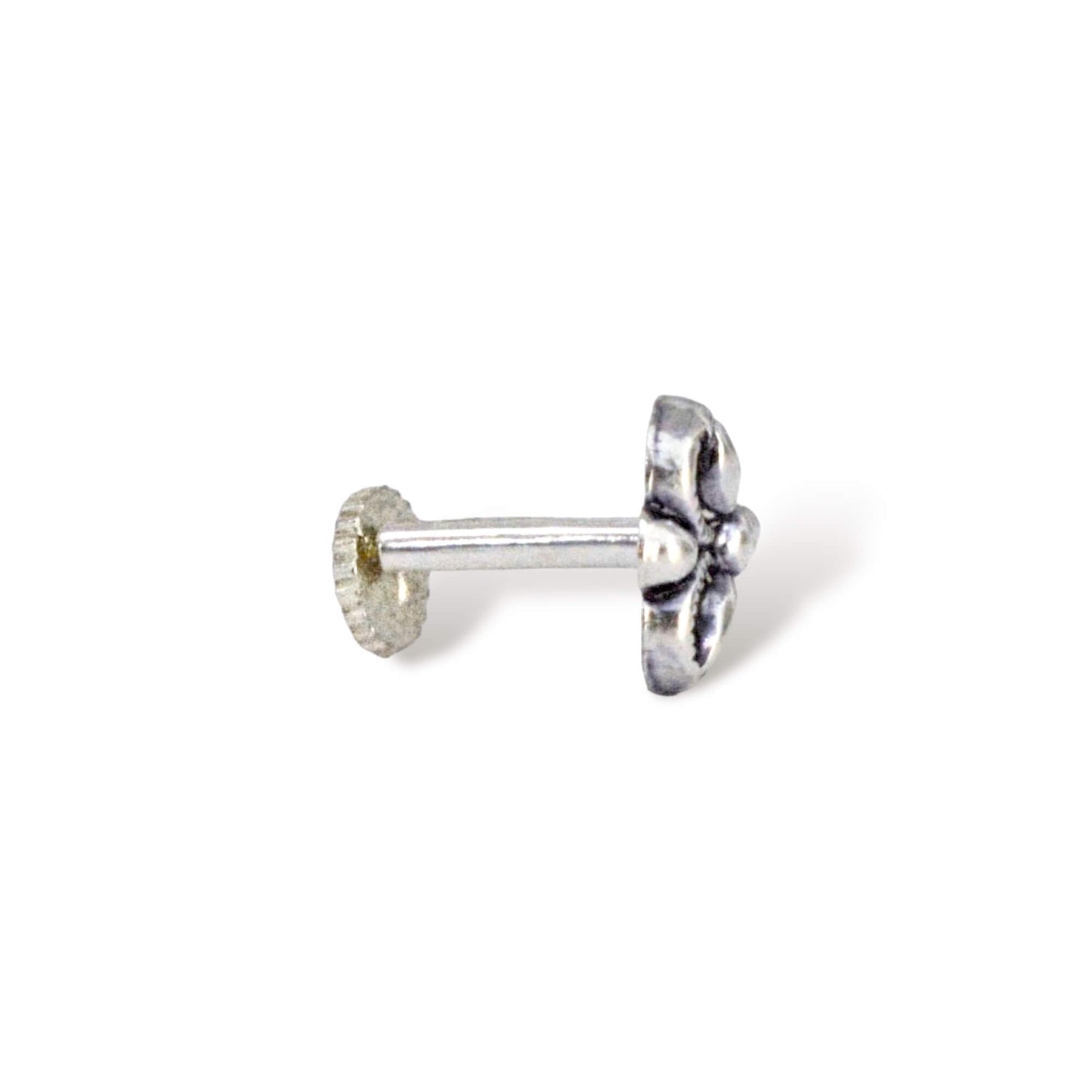 Azita 925 Sterling Silver Women Nose Pin with Certificate of Authenticity and Hallmark. (Bohemian 35)