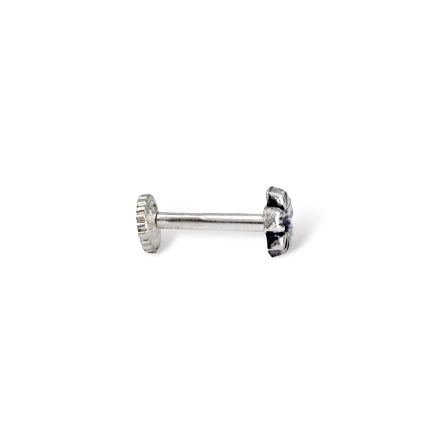 Azita 925 Sterling Silver Women Nose Pin with Certificate of Authenticity and Hallmark. (Bohemian 36)