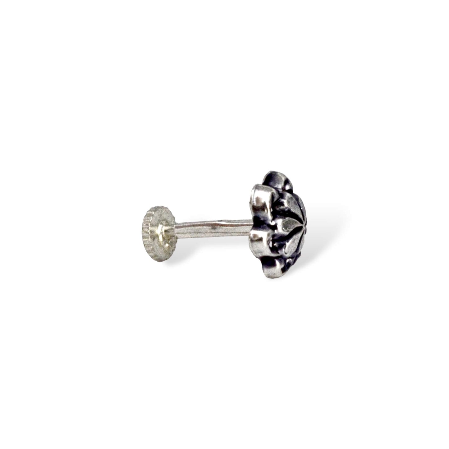 Azita 925 Sterling Silver Women Nose Pin with Certificate of Authenticity and Hallmark. (Bohemian 37)