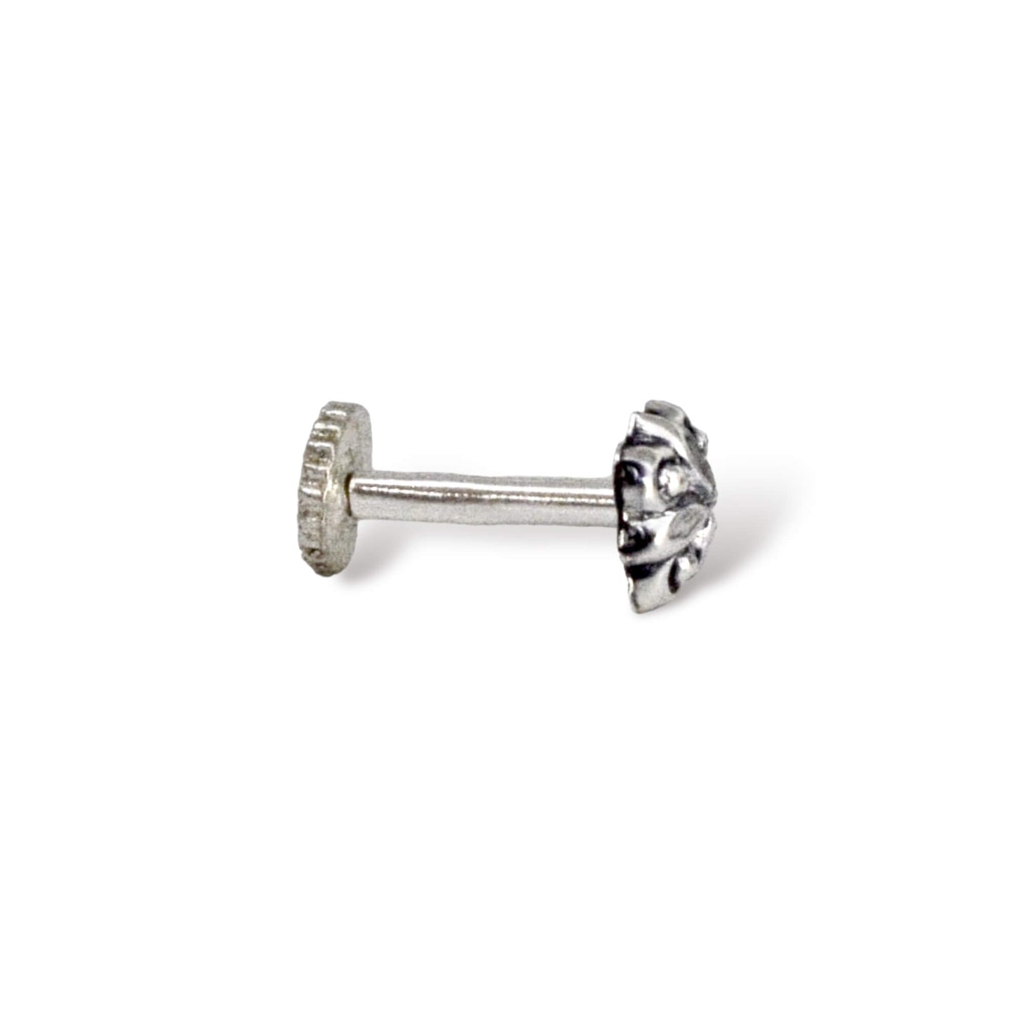 Azita 925 Sterling Silver Women Nose Pin with Certificate of Authenticity and Hallmark. (Bohemian 38)