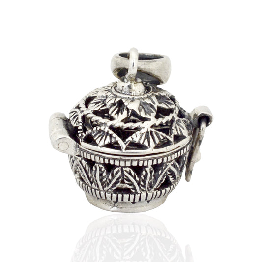 Azita 925 Sterling Silver Fusion Chinese Amulet Pendant for Men and Women | Without Chain| With Certificate of Authenticity and 925 Stamp