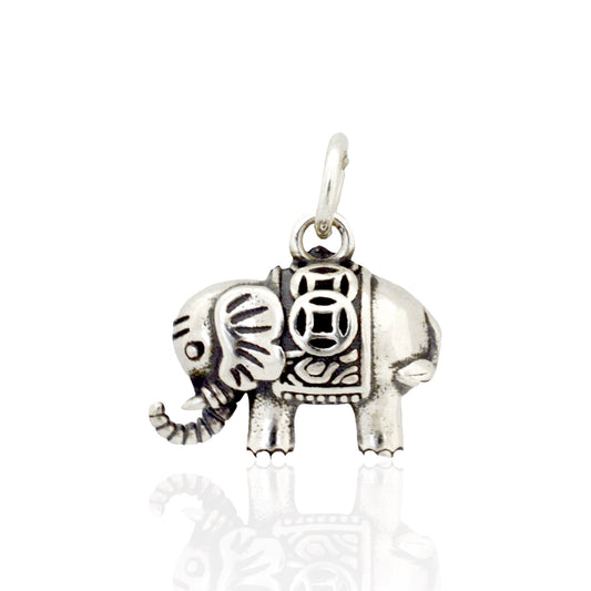 Azita 925 Sterling Silver Fusion Elephant Pendant for Men and Women | Without Chain| With Certificate of Authenticity and 925 Stamp