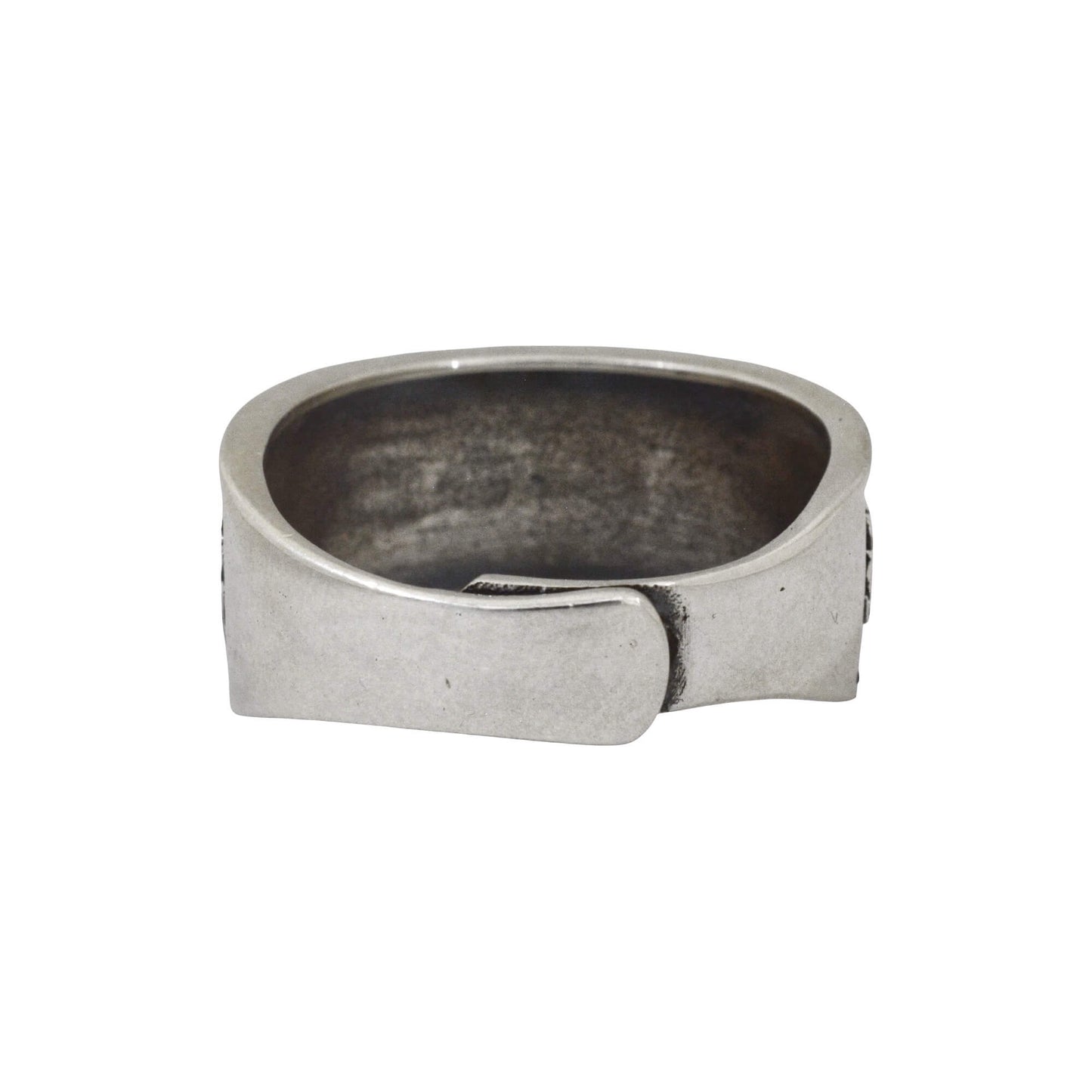 Azita 925 Sterling Silver Buddhism Mantra Ring for Men and Boys with Certificate of Authenticity and 925 Stamp.