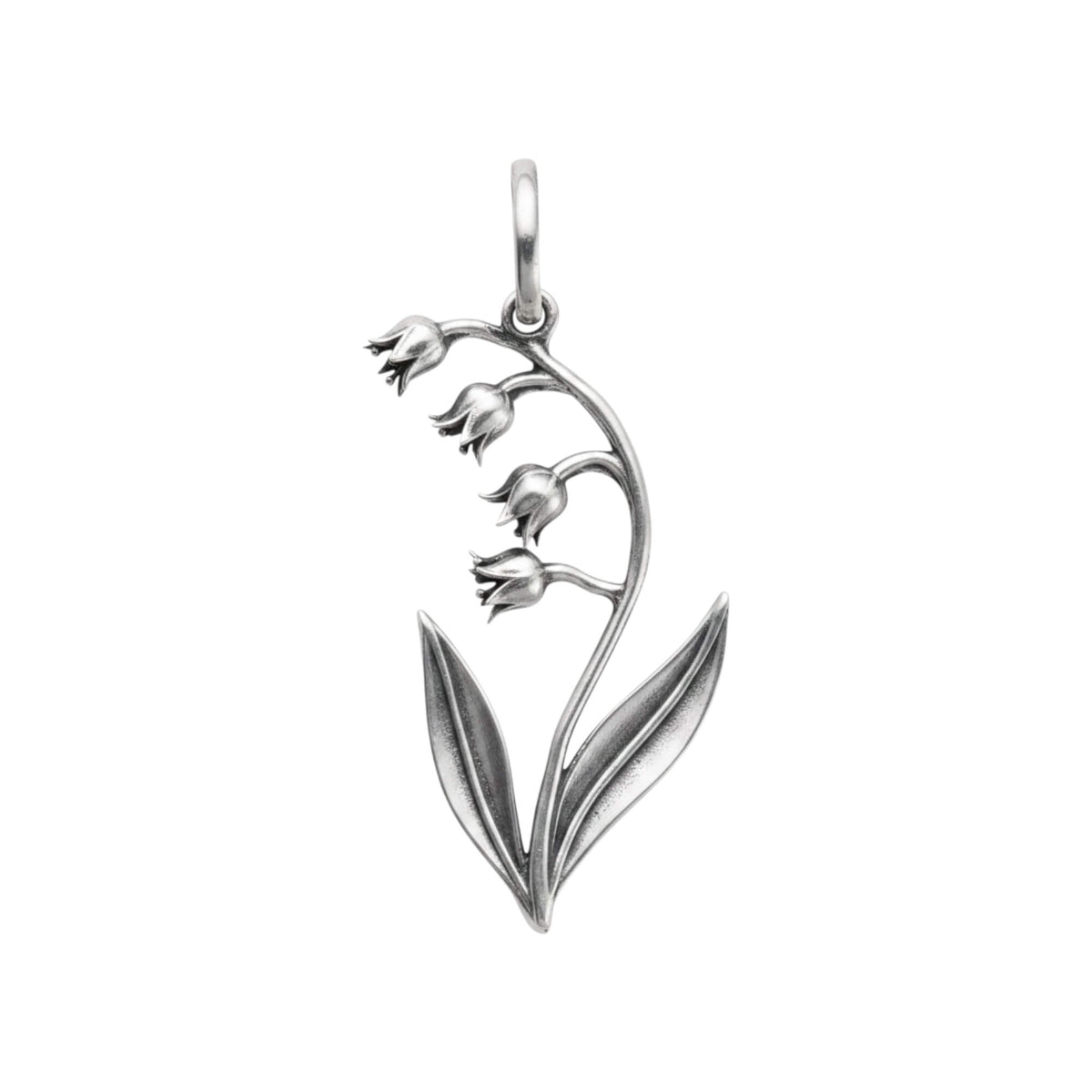 Azita 925 Sterling Silver Lily Flower Pendant for Women and Girls Without Chain with Certificate of Authenticity and BIS Hallmark.