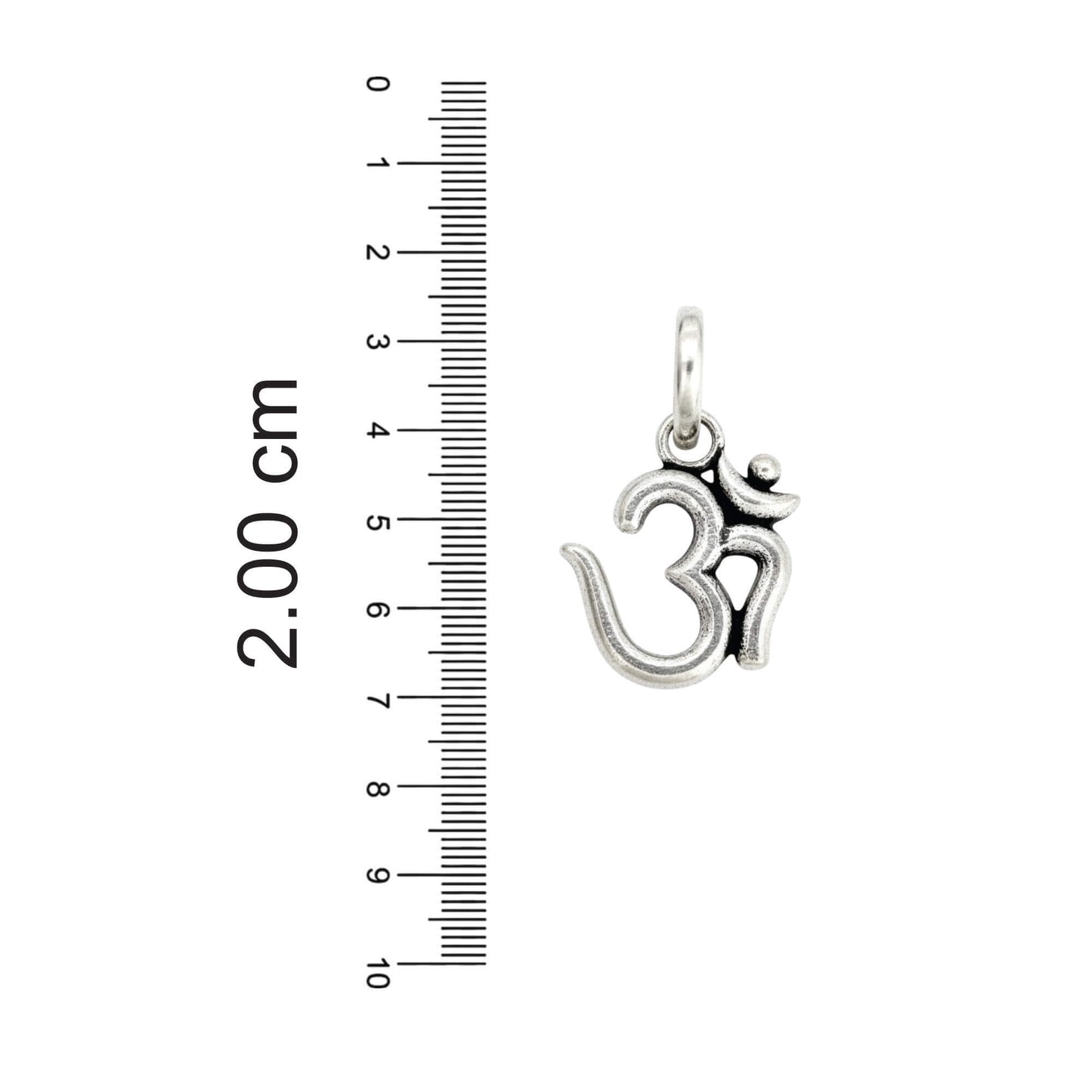 Azita 925 Sterling Silver Religious Om Pendant for Men and Women without chain with Certificate of Authenticity and 925 Stamp