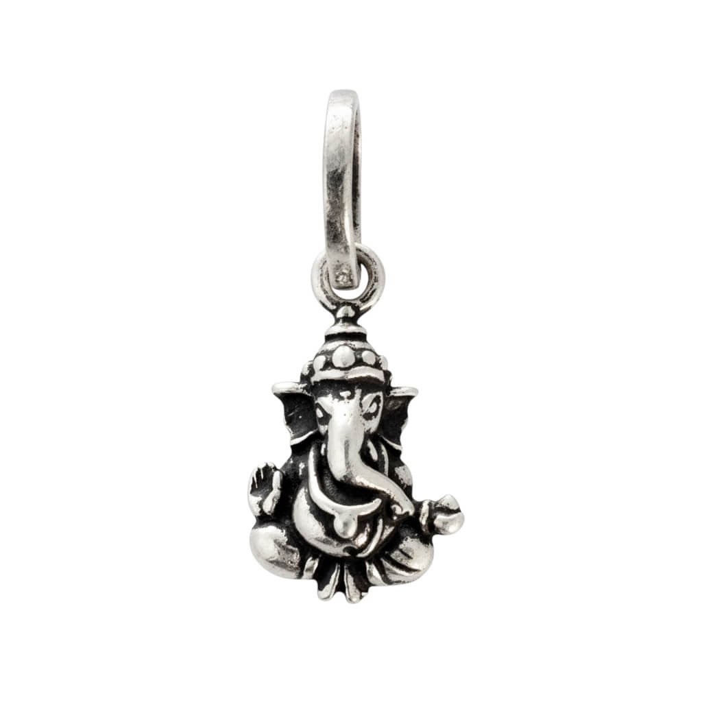 Azita 925 Sterling Silver God Ganesh Pendant for Men and Women without chain with Certificate of Authenticity and 925 Stamp |Vinayaka|