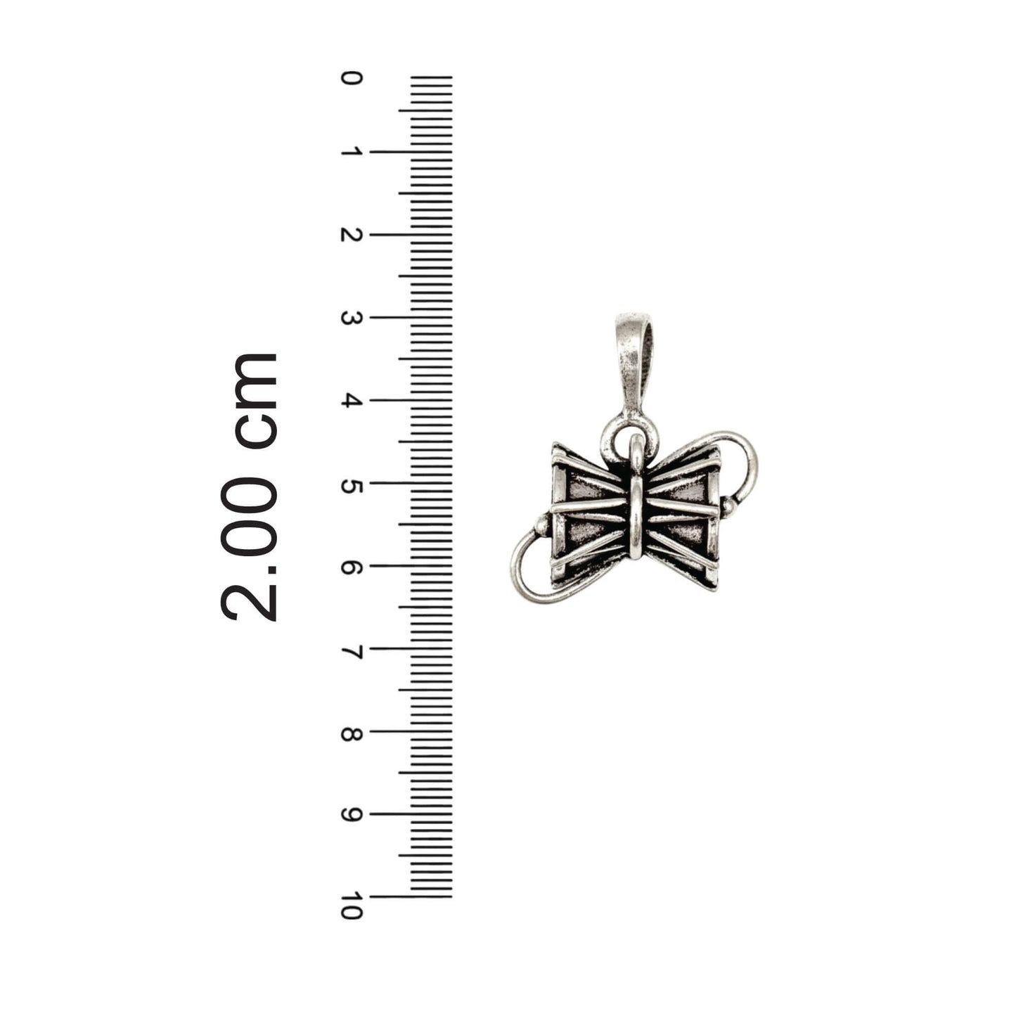 Azita 925 Sterling Silver God Shiv Damru Pendant for Men and Women without chain with Certificate of Authenticity
