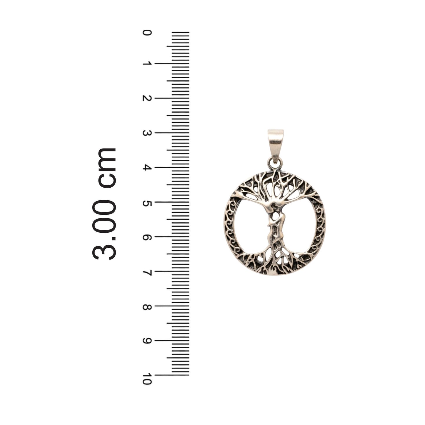 Azita 925 Sterling Silver Man and women embraced in “Tree of life” Pendant for Men and Women without chain with Certificate of Authenticity and 925 Stamp
