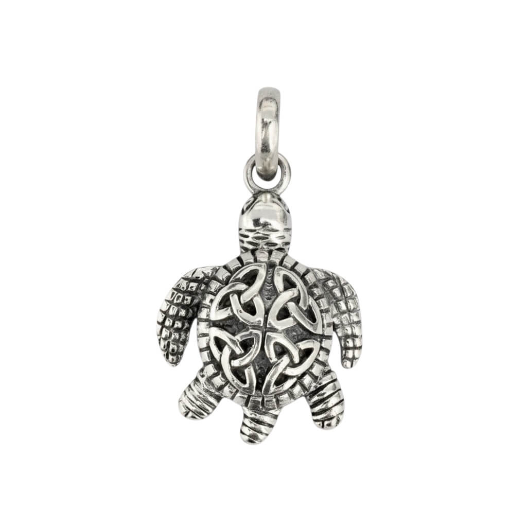 Azita 925 Sterling Silver Tortoise/kachua Pendant for Men and Women without chain with Certificate of Authenticity and 925 Stamp