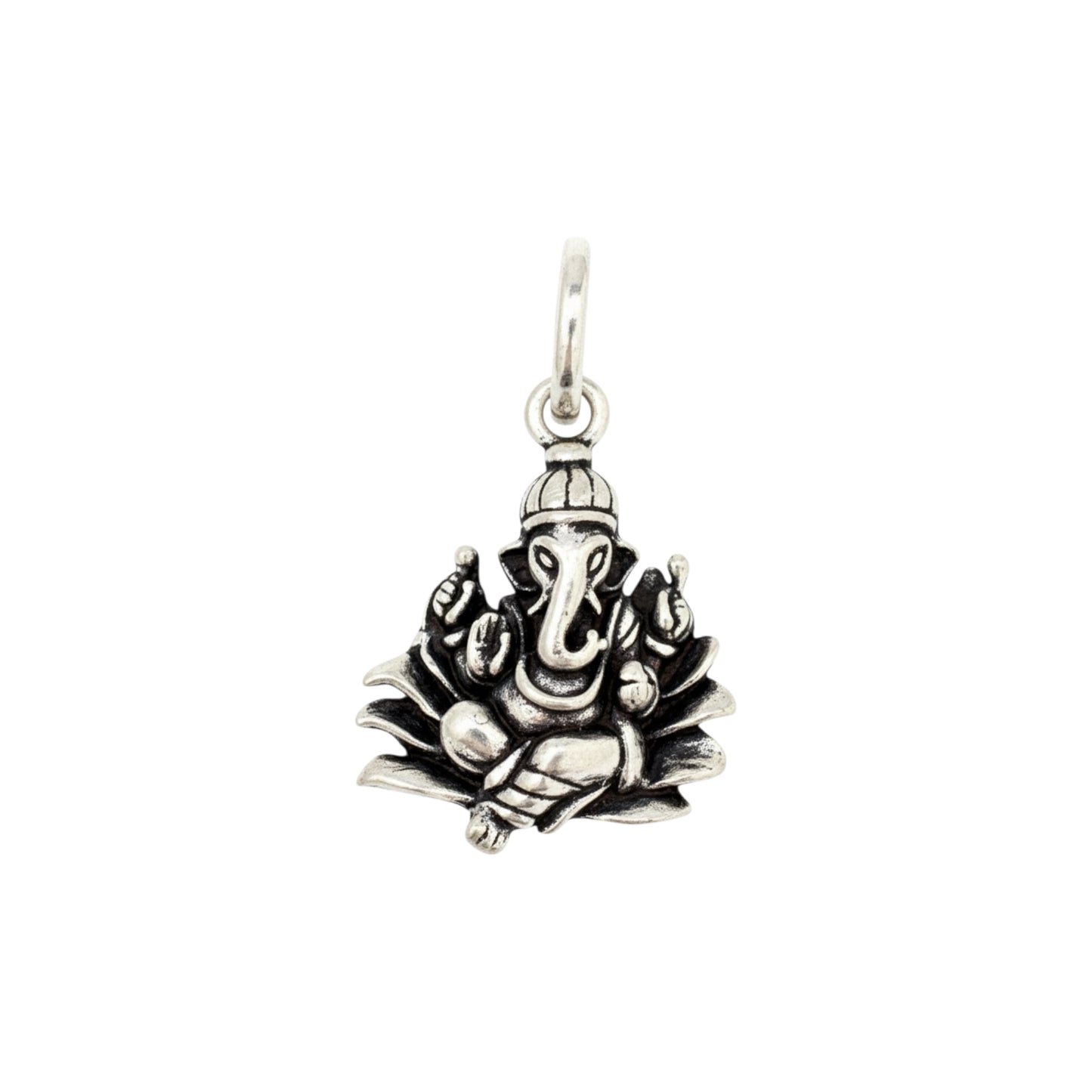Azita 925 Sterling Silver God Ganesh Pendant for Men and Women| Vinayak | Without Chain| With Certificate of Authenticity and 925 Stamp.