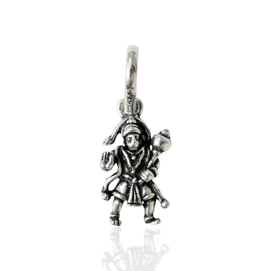 Azita 925 Sterling Silver God Hanuman Pendant for Girls and Boys | Mahabal| Without Chain| With Certificate of Authenticity and 925 Stamp.