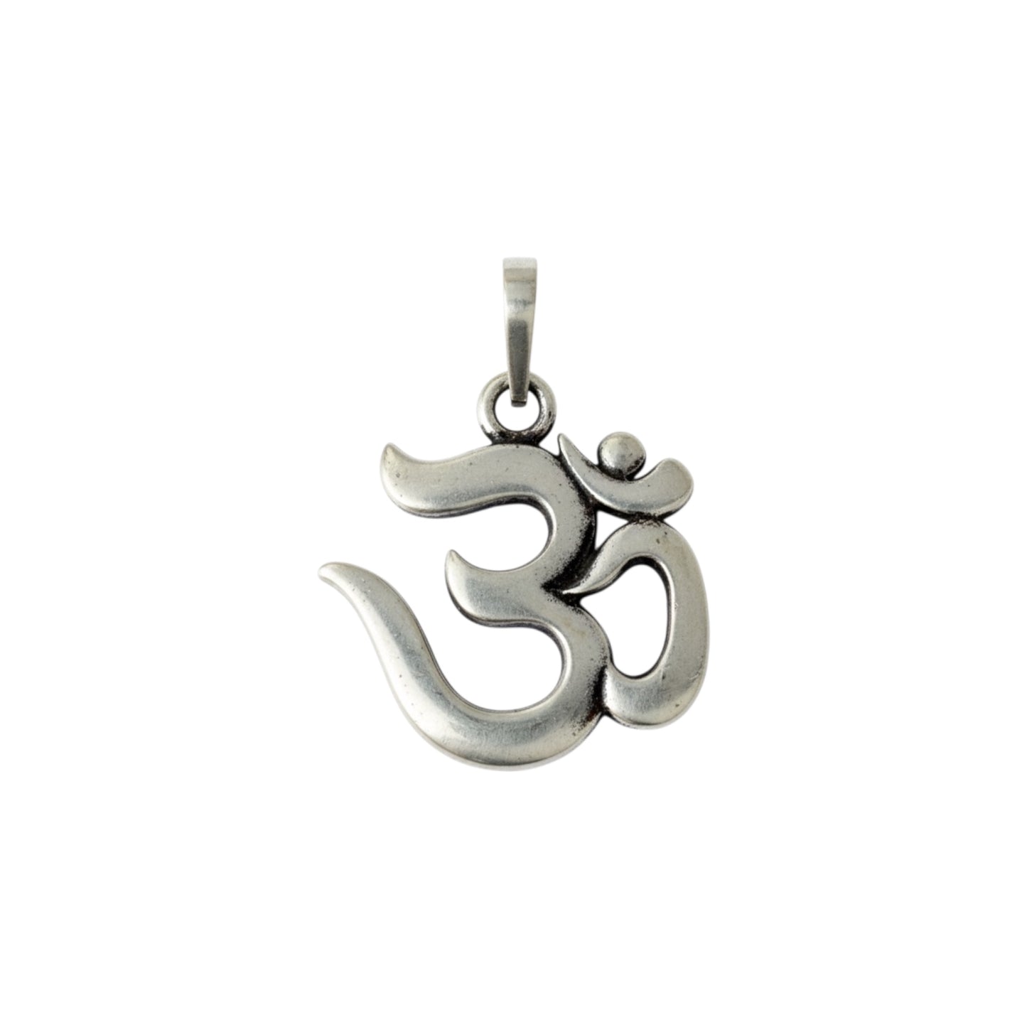Azita 925 Sterling Silver Divine Om Pendant for Men and Women| Medium| Without Chain| With Certificate of Authenticity and 925 Stamp.