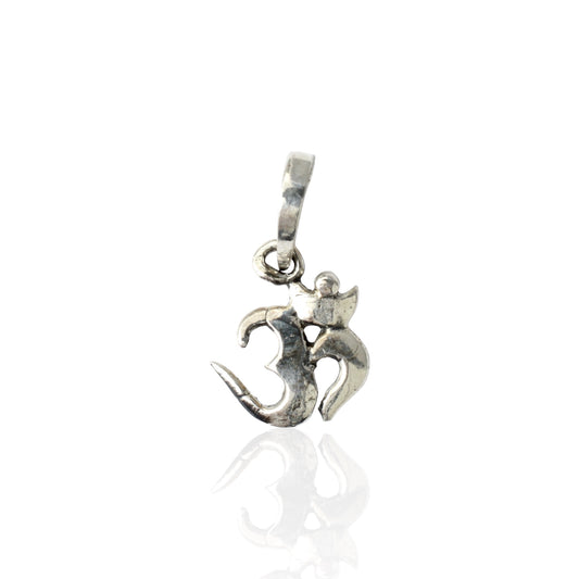 Azita 925 Sterling Silver Divine Om Pendant for Girls and Boys |Kids| Without Chain| With Certificate of Authenticity and 925 Stamp.