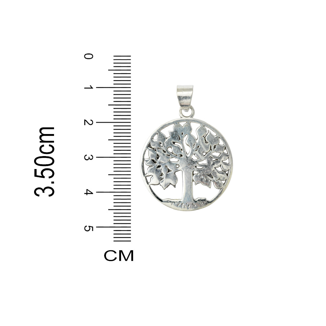 Azita 925 Sterling Silver Tree of Life Pendant for Men and Women| Without Chain | With Certificate of Authenticity and 925 Stamp.