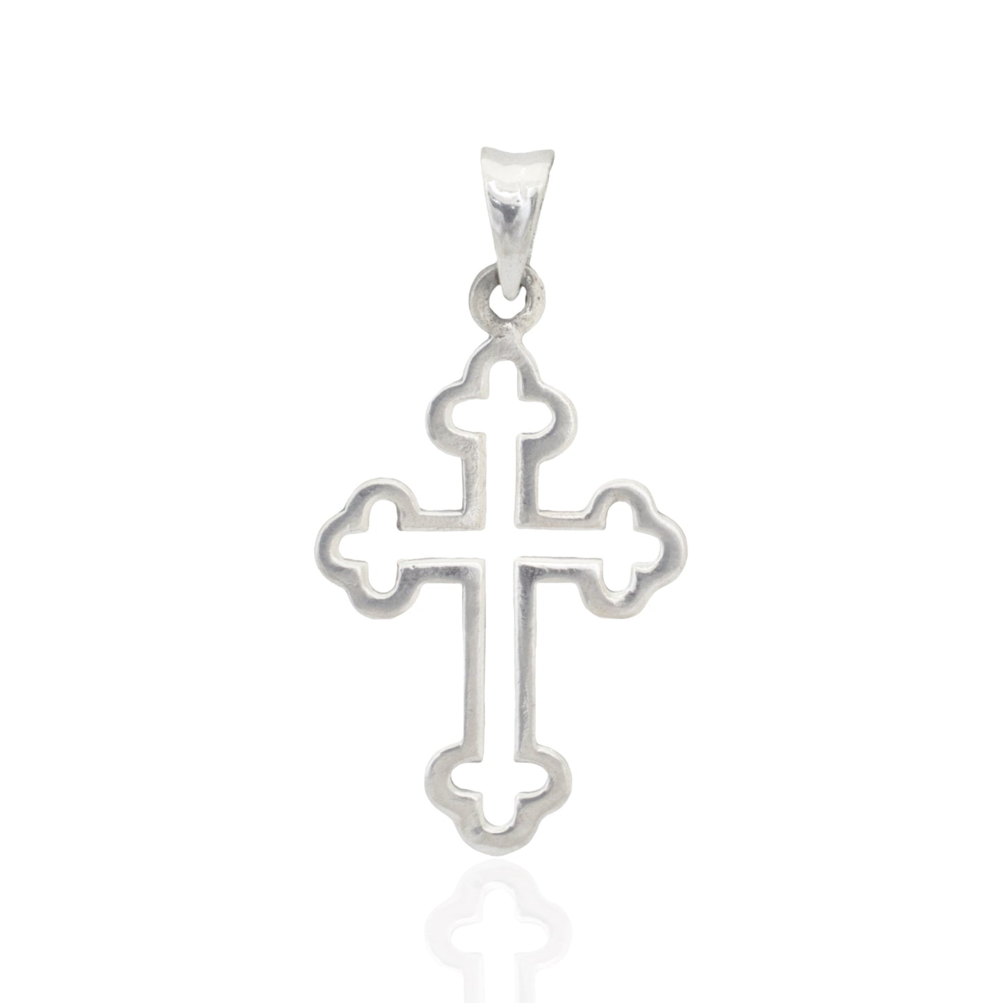 Azita 925 Sterling Silver Christian Cross Pendant for Men and Women | Cross Pendant-3 | Without Chain | with Certificate of Authenticity and BIS Hallmark.