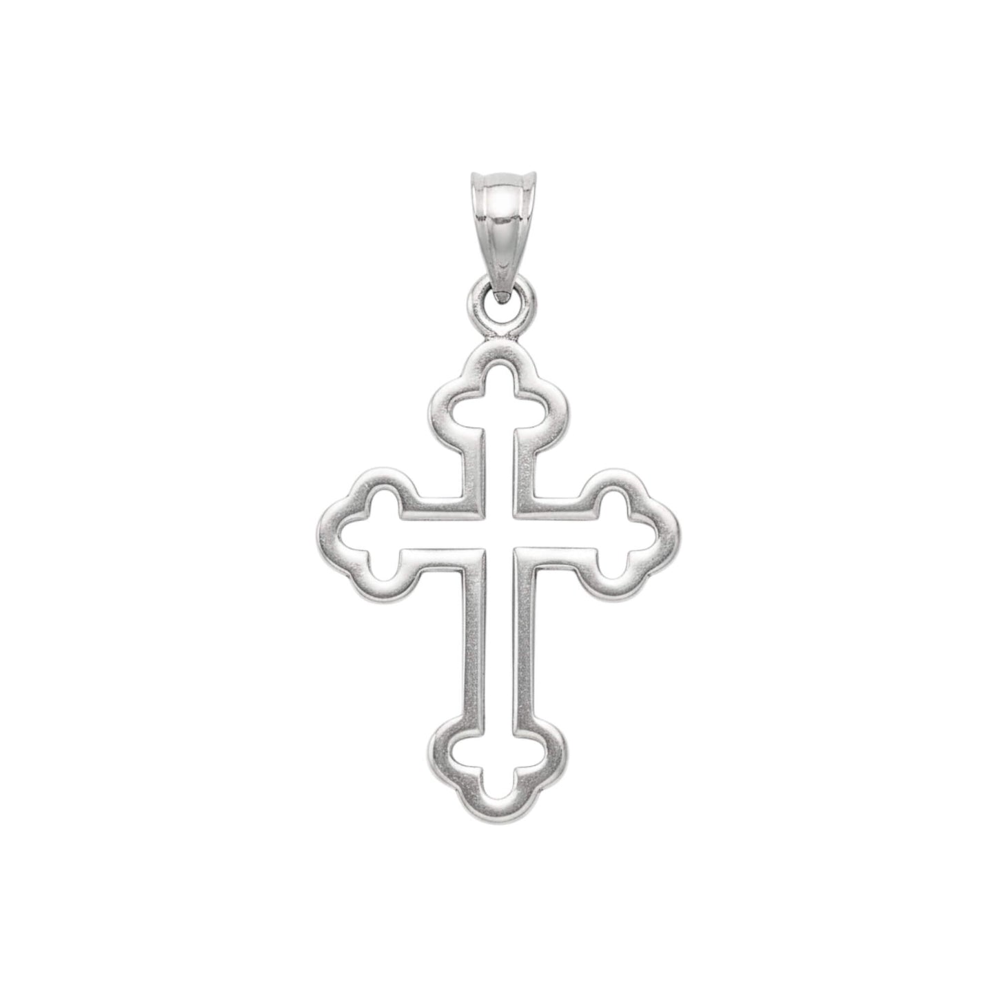 Azita 925 Sterling Silver Christian Cross Pendant for Men and Women | Cross Pendant-3 | Without Chain | with Certificate of Authenticity and BIS Hallmark.
