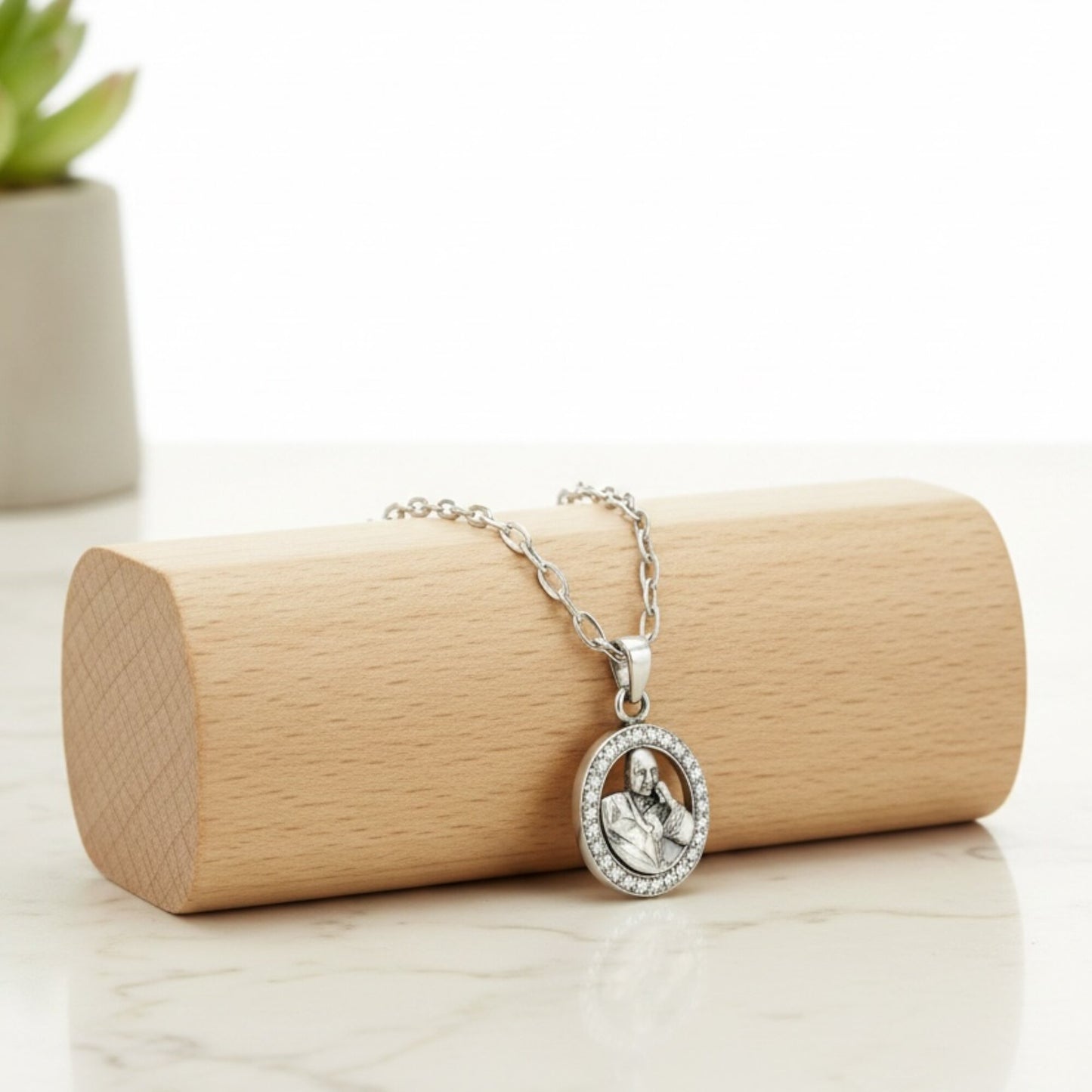 Azita 925 Sterling Silver Jai Guru Ji Pendant for Men and Women| Without chain with CZ stone| with Certificate of Authenticity and BIS Hallmark.