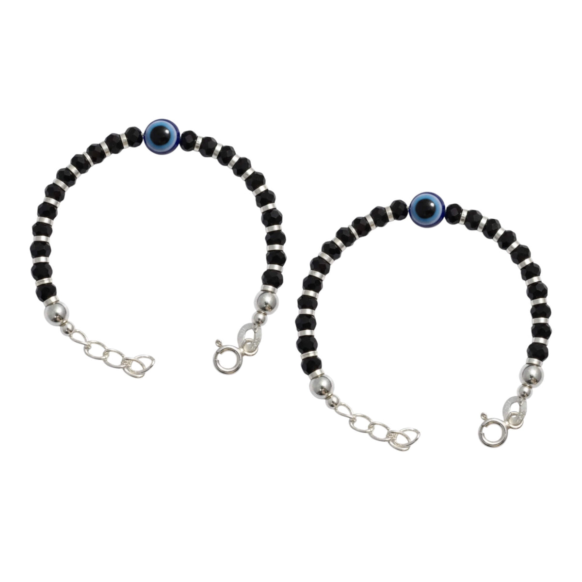 Azita 925 Sterling Silver Newborn (0-1 Yr) Kids Nazariya Bracelet for Baby Boy and Baby Girl with Certificate of Authenticity