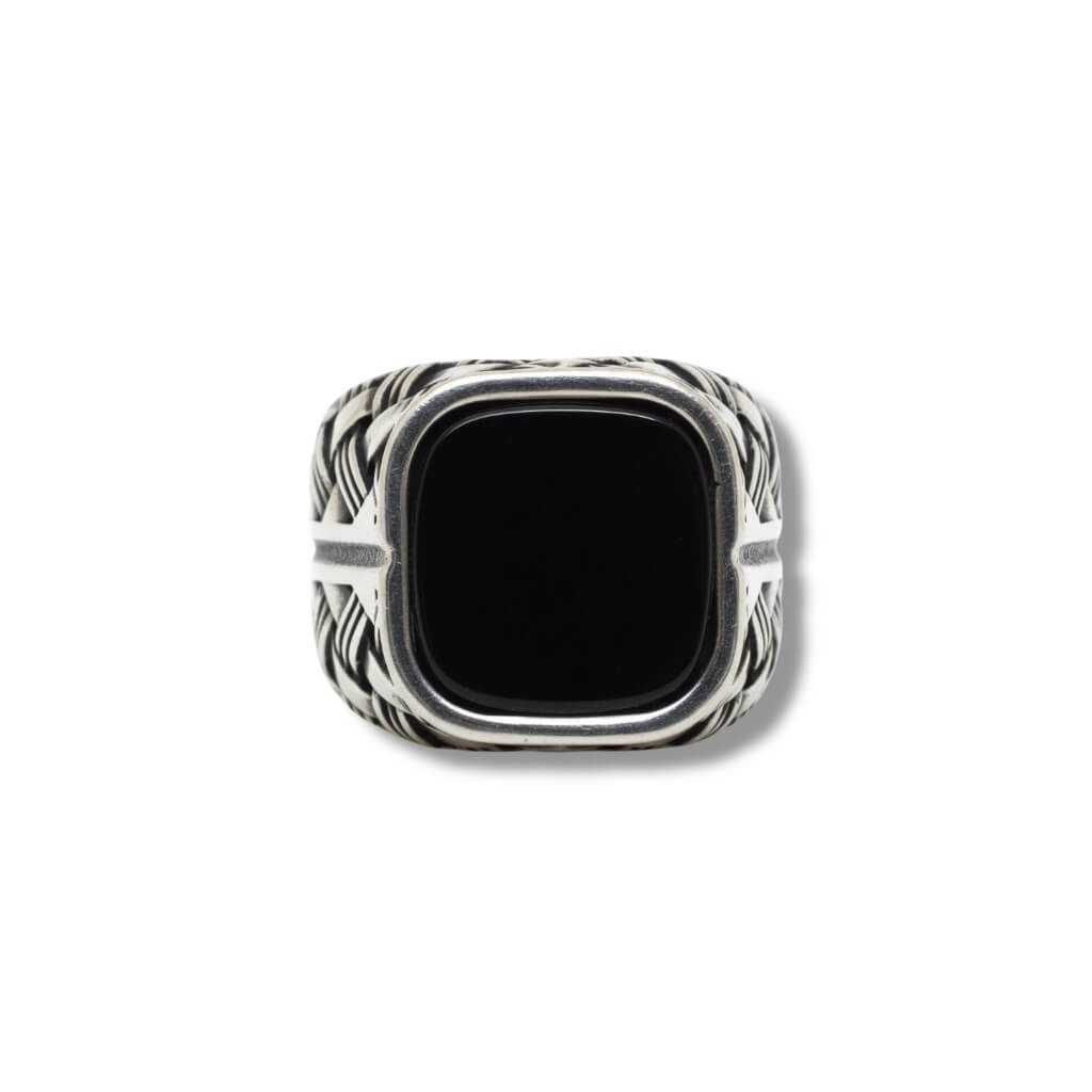 Azita 925 Sterling Silver Turkish Ring for Men and Boys with Certificate of Authenticity and BIS Hallmark