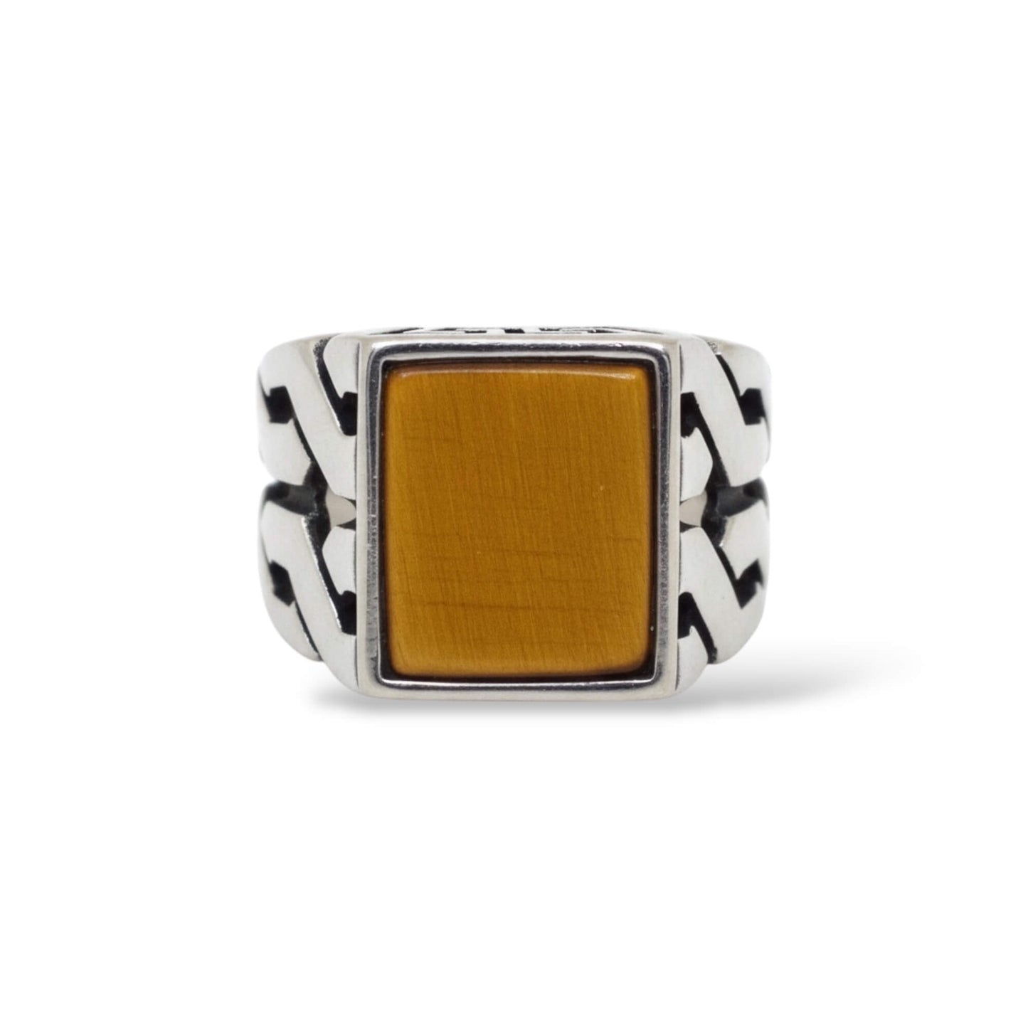 Azita 925 Sterling Silver Turkish Ring for Men and Boys with Certificate of Authenticity and BIS Hallmark