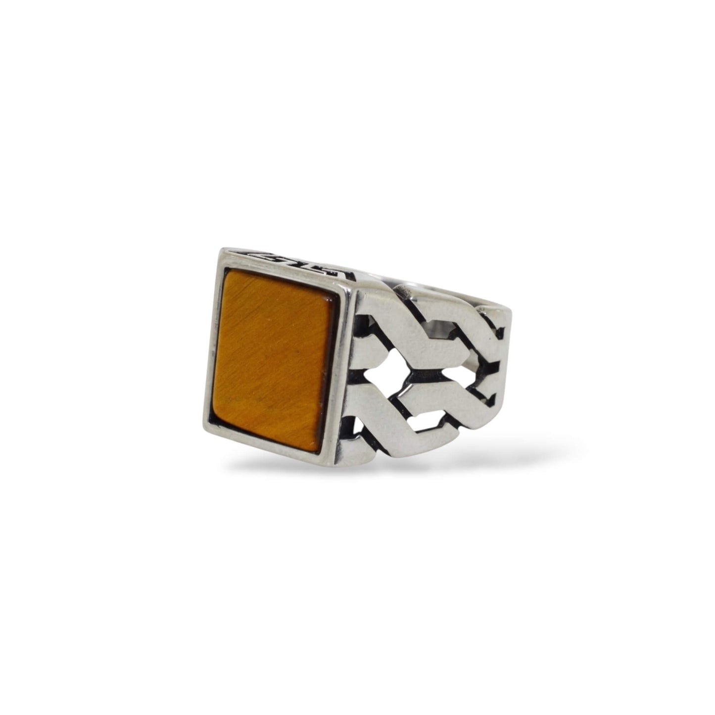 Azita 925 Sterling Silver Turkish Ring for Men and Boys with Certificate of Authenticity and BIS Hallmark