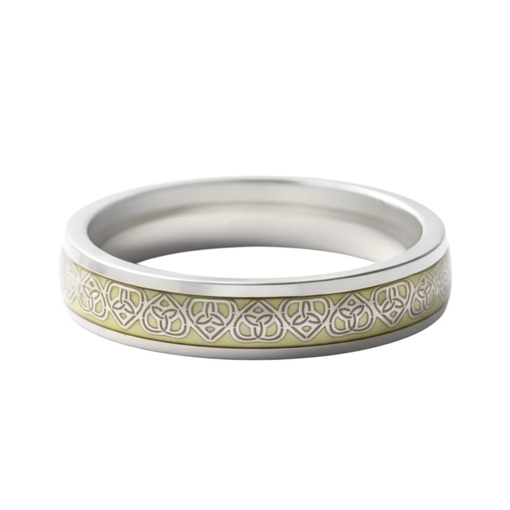 Azita 925 Sterling Silver Turkish Band for Men and Boys| Enamel Filling Band| With Certificate Of Authenticity and BIS Hallmark (Style 2)
