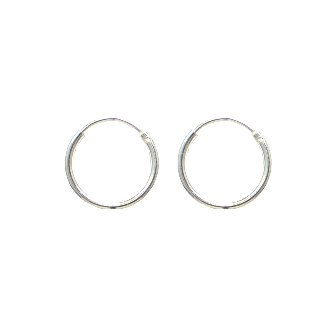 Azita 925 Sterling Silver Hoop Earrings for Women and Girls with Certificate of Authenticity and 925 Stamp |Small Size Bali|