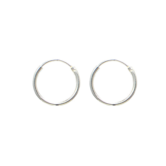 Azita 925 Sterling Silver Hoop Earrings for Women and Girls with Certificate of Authenticity and 925 Stamp |Small Size Bali|