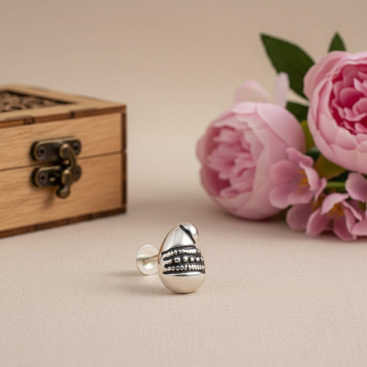 Azita 925 Sterling Silver Nose Pin for Women and Girls with Certificate of Authenticity and 925 Stamp. (Bohemian 42)