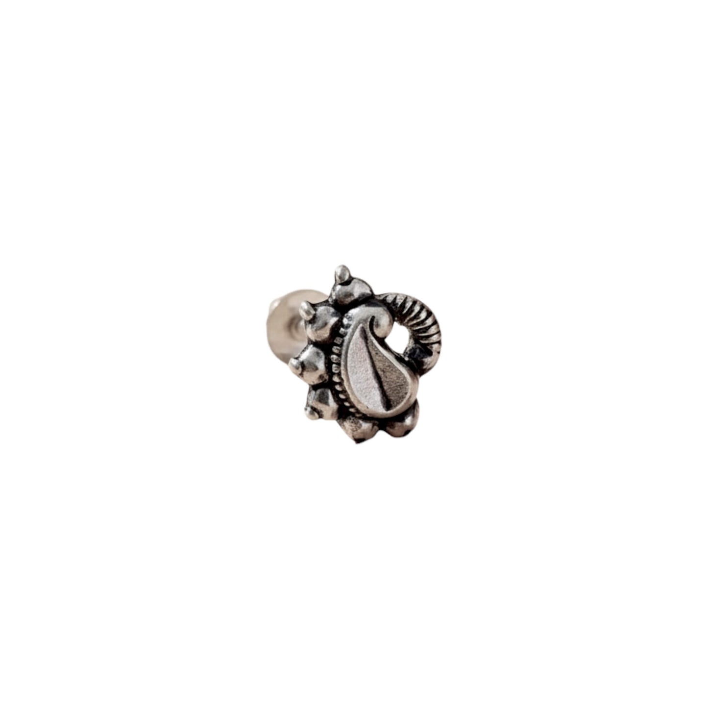 Azita 925 Sterling Silver Nose Pin for Women and Girls with Certificate of Authenticity and 925 Stamp. (Bohemian 43)