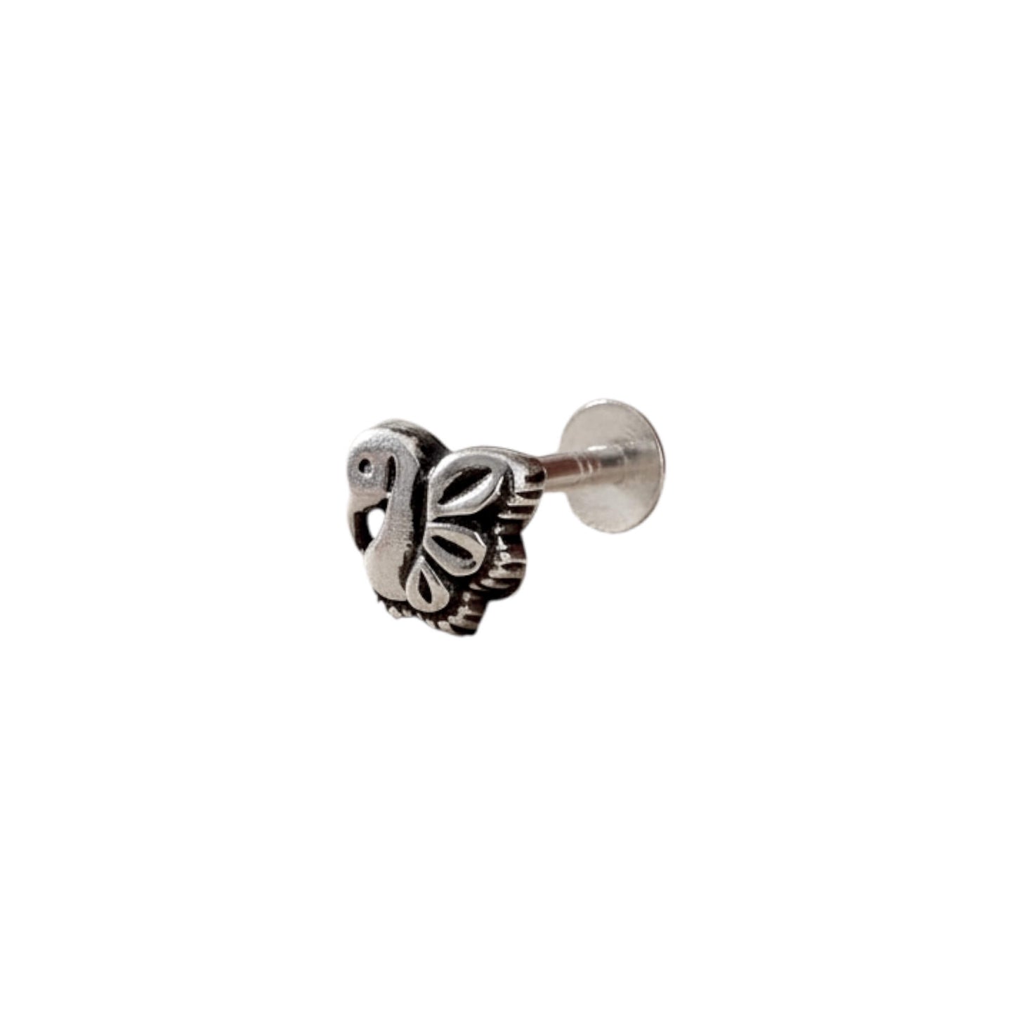 Azita 925 Sterling Silver Nose Pin for Women and Girls with Certificate of Authenticity and 925 Stamp. (Bohemian 44)