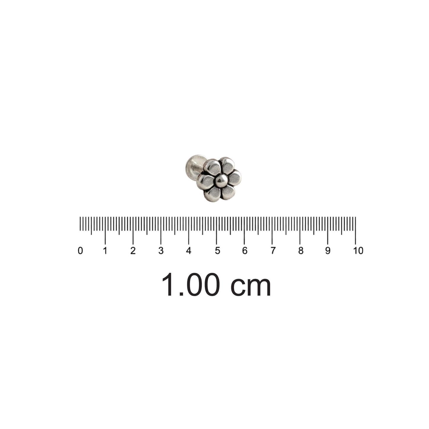 Azita 925 Sterling Silver Nose Pin for Women and Girls with Certificate of Authenticity and 925 Stamp. (Bohemian 47)