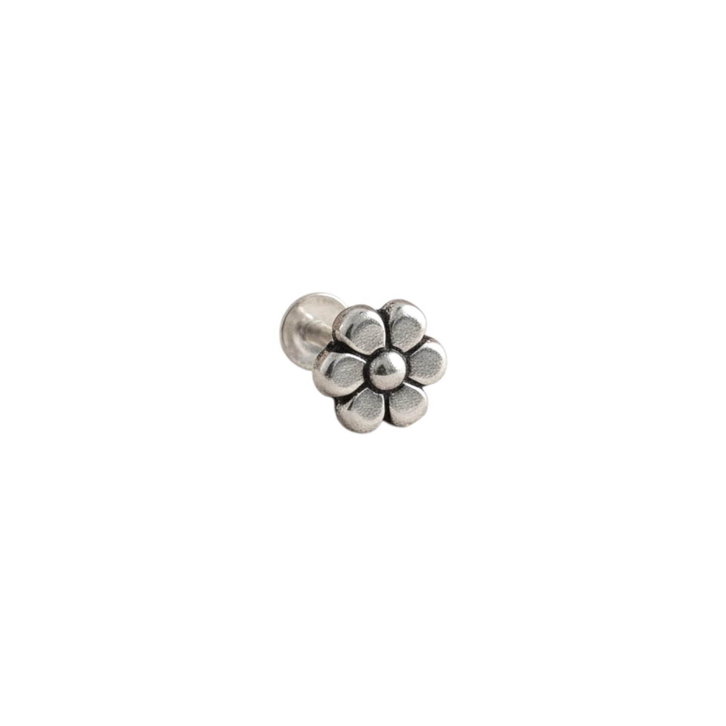 Azita 925 Sterling Silver Nose Pin for Women and Girls with Certificate of Authenticity and 925 Stamp. (Bohemian 47)