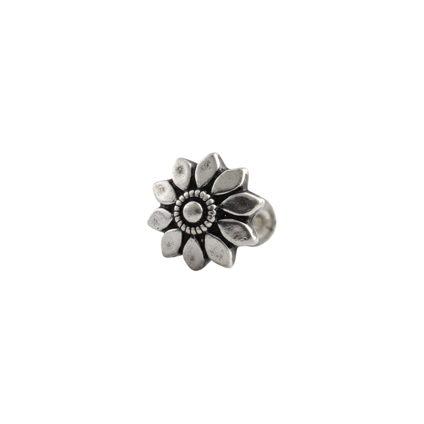 Azita 925 Sterling Silver Nose Pin for Women and Girls with Certificate of Authenticity and 925 Stamp. (Bohemian 50)