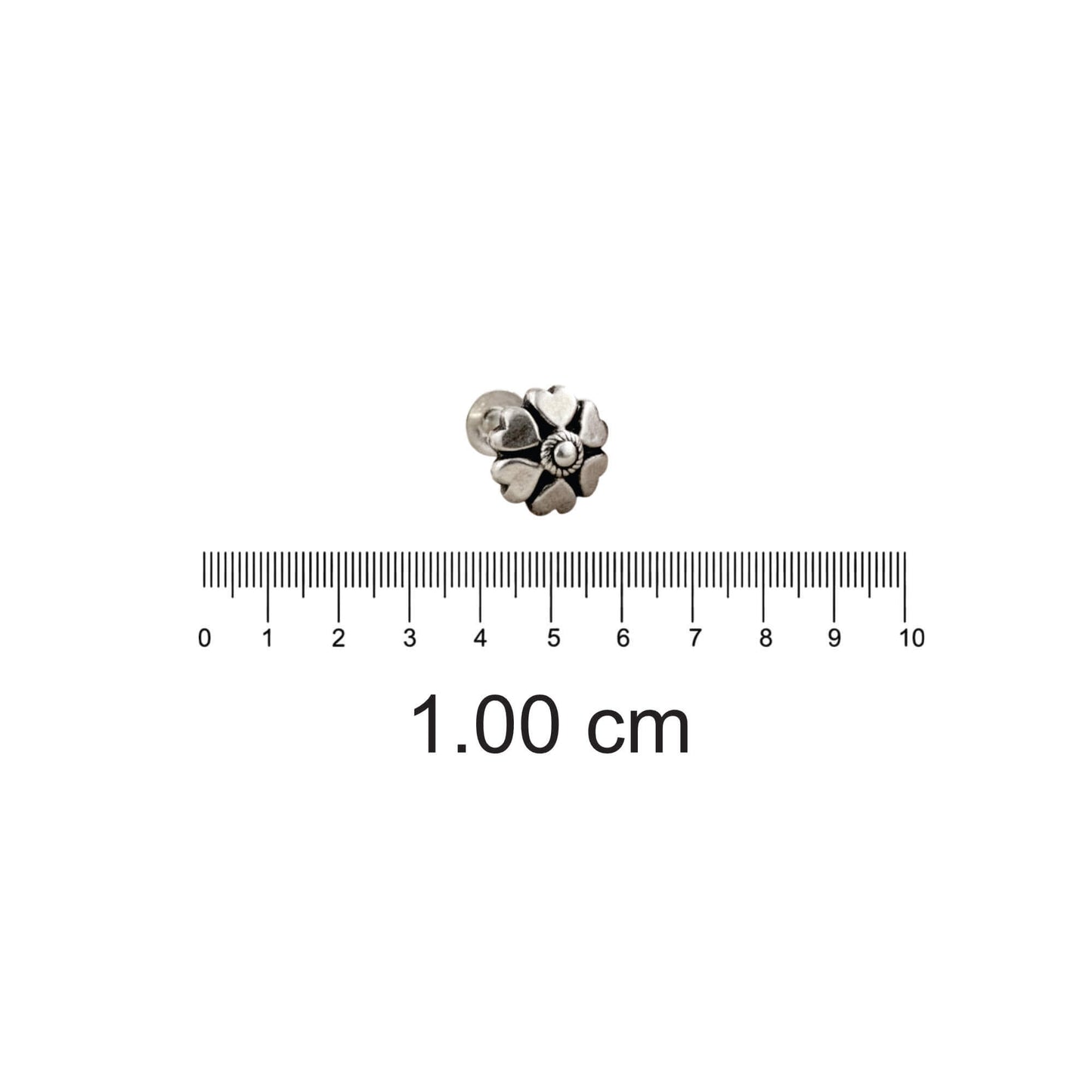 Azita 925 Sterling Silver Nose Pin for Women and Girls with Certificate of Authenticity and 925 Stamp. (Bohemian 51)