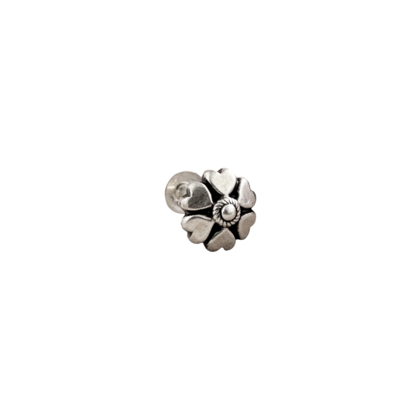 Azita 925 Sterling Silver Nose Pin for Women and Girls with Certificate of Authenticity and 925 Stamp. (Bohemian 51)