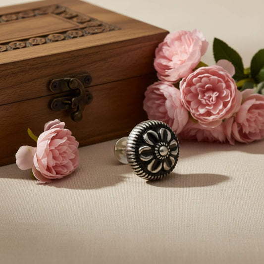 Azita 925 Sterling Silver Nose Pin for Women and Girls with Certificate of Authenticity and 925 Stamp. (Bohemian 55)