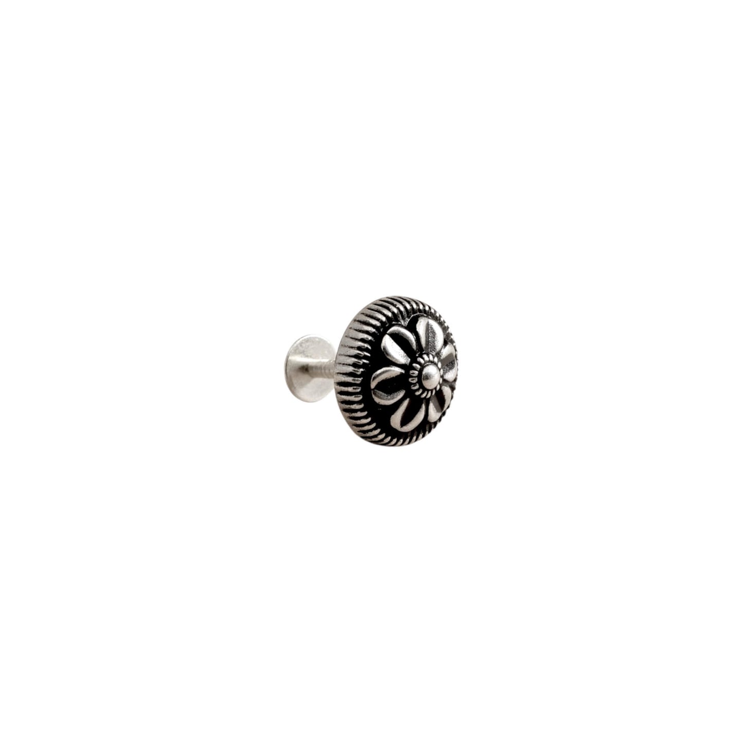 Azita 925 Sterling Silver Nose Pin for Women and Girls with Certificate of Authenticity and 925 Stamp. (Bohemian 55)