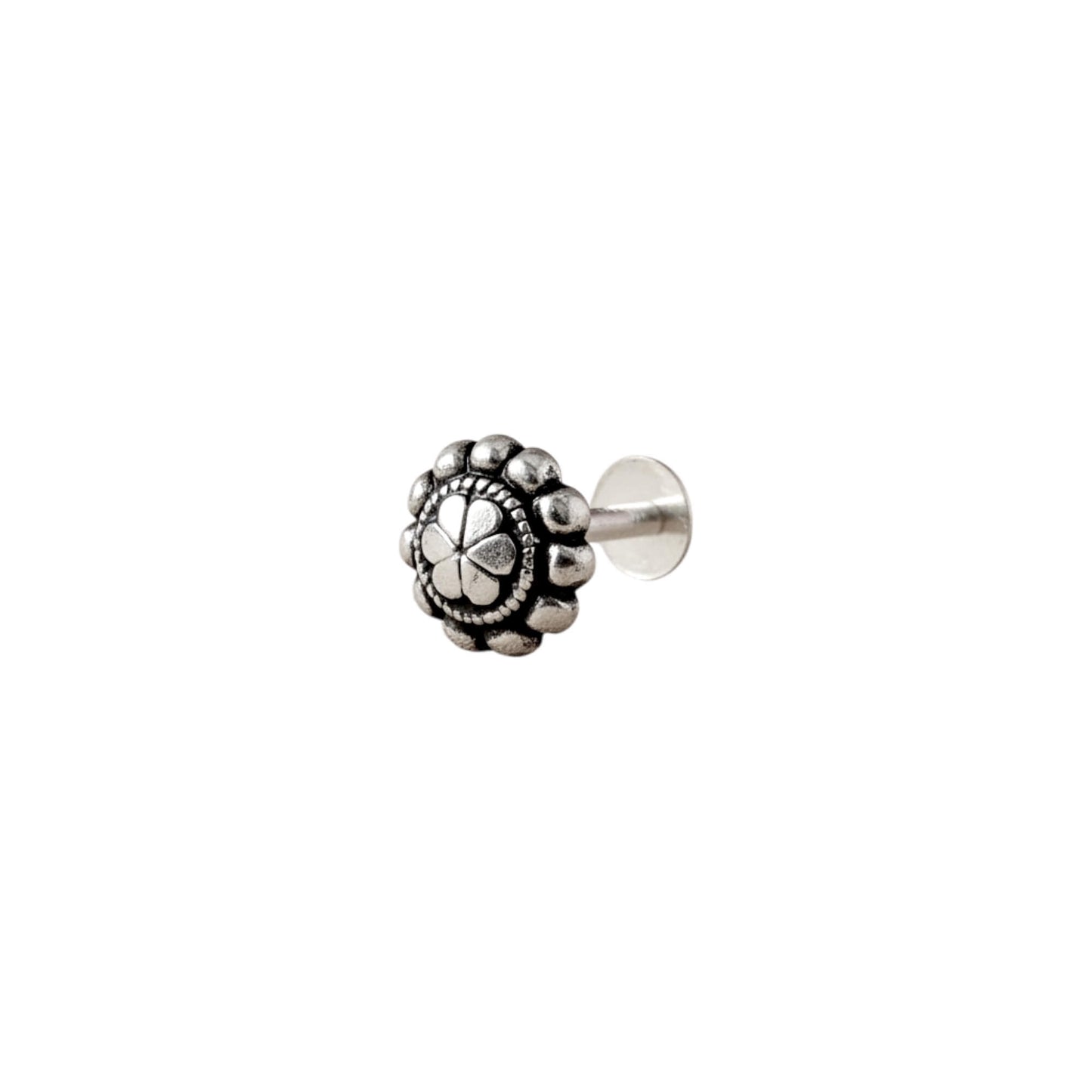 Azita 925 Sterling Silver Nose Pin for Women and Girls with Certificate of Authenticity and 925 Stamp. (Bohemian 57)