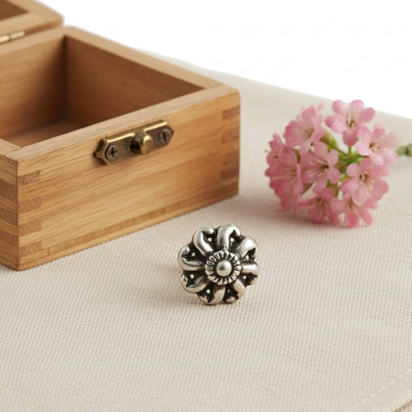 Azita 925 Sterling Silver Nose Pin for Women and Girls with Certificate of Authenticity and 925 Stamp. (Bohemian 58)